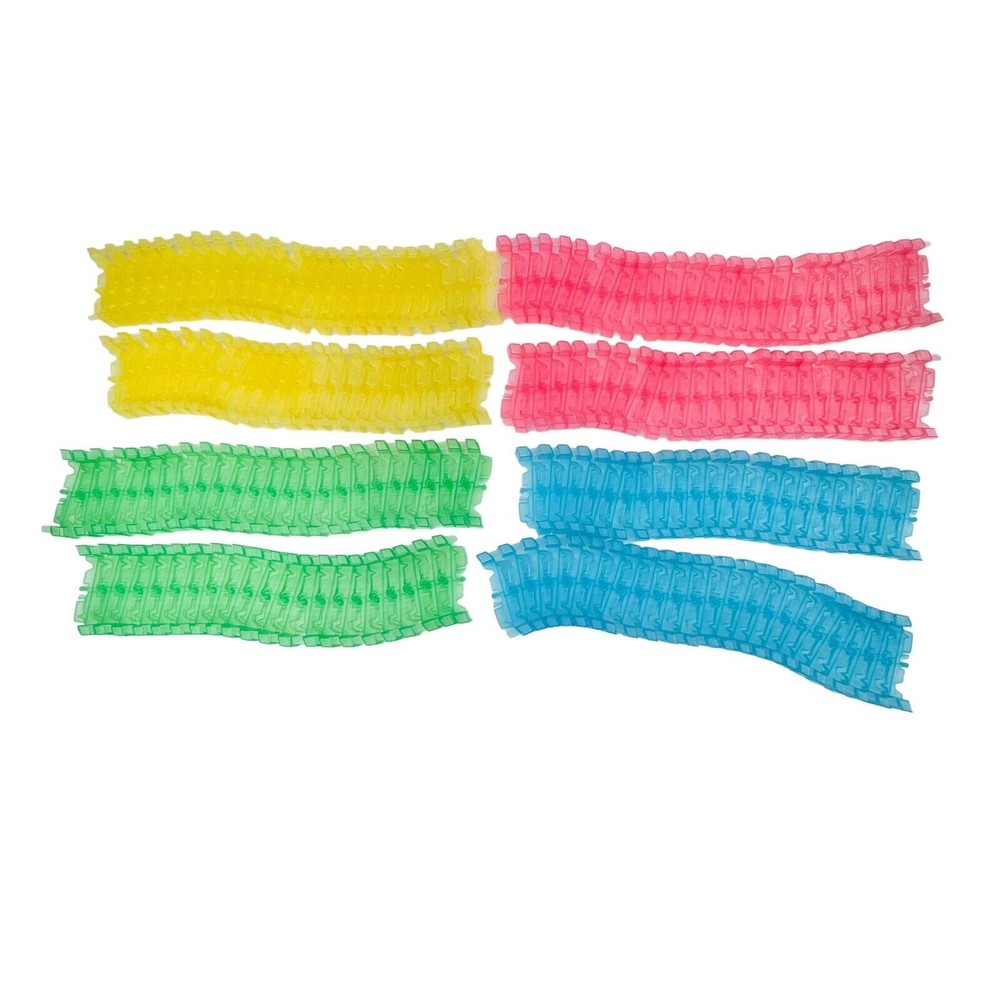 Magic Trax Tracks Neon Plastic Track Appt 8 Ft