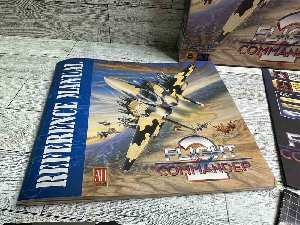 Flight Commander 2 PC Software Game Windows 10 8 7 Vista XP Install, 4 disks