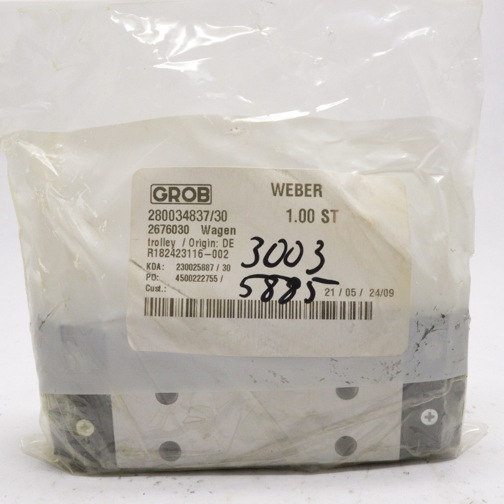 REXROTH LINEAR ROLLER BEARING RUNNER BLOCK R182423116