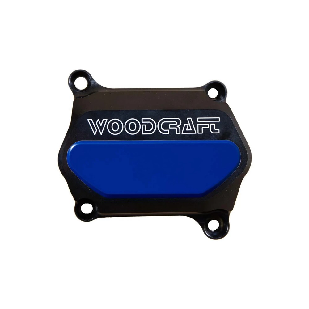 DUCATI 2016-2017 HYPERSTRADA 939 WOODCRAFT WATER PUMP PROTECTOR - SILVER PLATE