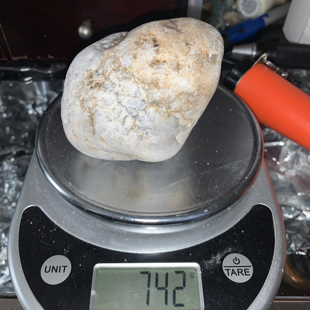 Gold And Silver Ore In Milky Quartz