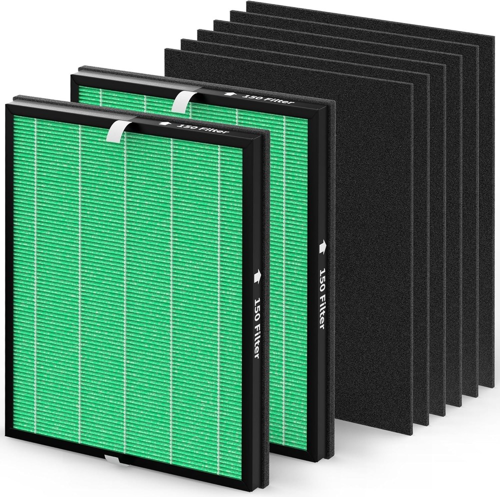 2 Pack 150 True Filter Replacement Sets for Coway Airmega 150 Air Purifier 2