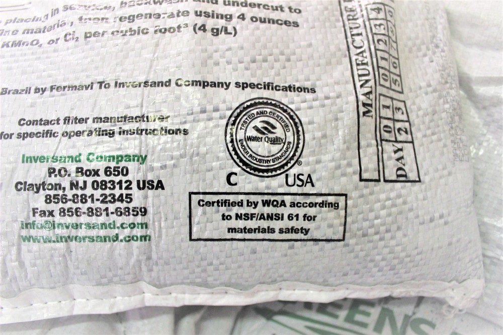 GreenSand Plus Media 1/2 Cu. Ft. Iron Manganese and sulfur Removal GreenSandPlus