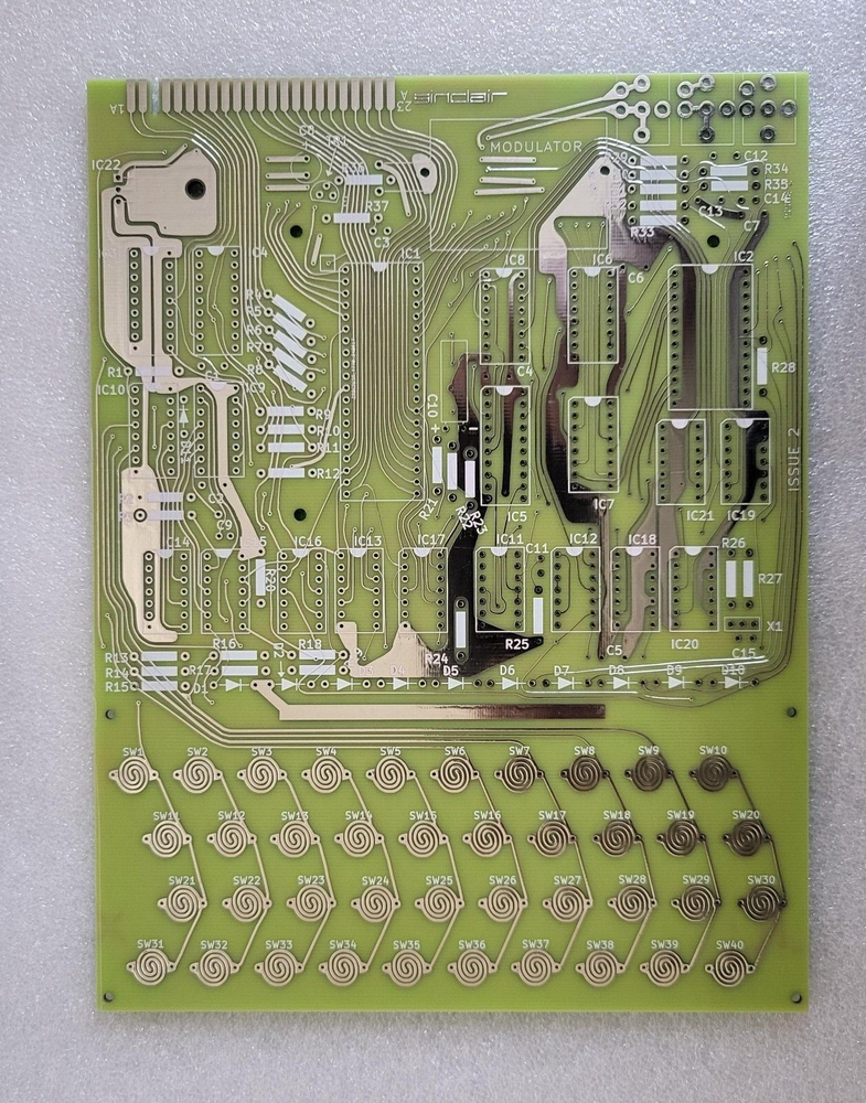 🇬🇧 ZX80 Rev 2 PCB