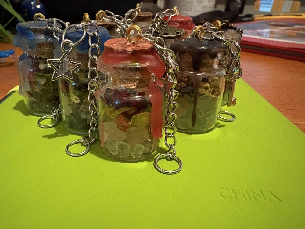 Spell Jar Keychains