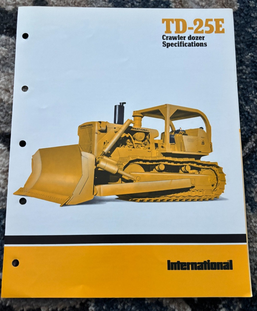 International Harvester TD-25E Pay Dozer Brochure AMIL25