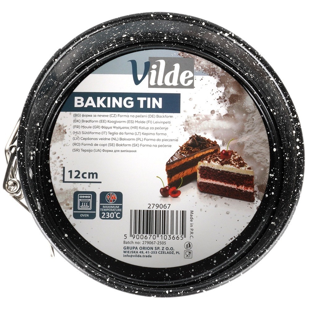 Cake tin, baking tin, torte tin, springform pan, granite, 12cm