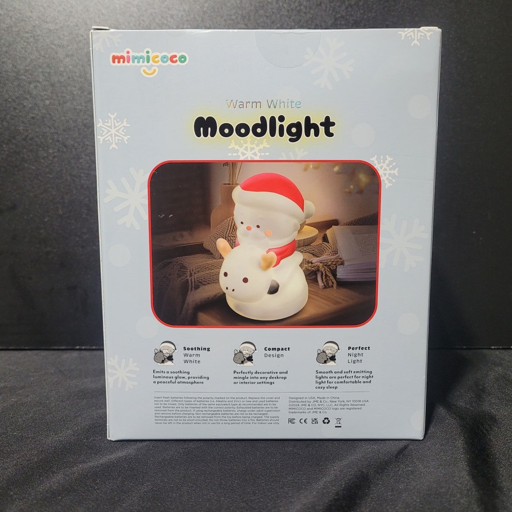 Mimicoco Warm White Moodlight -Santa & Turbo Wireless. NEW