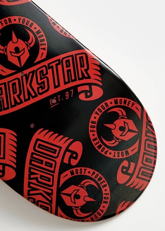 NEW Darkstar ARC RHM Skateboard Deck Red 8.0 Pro Dwindle