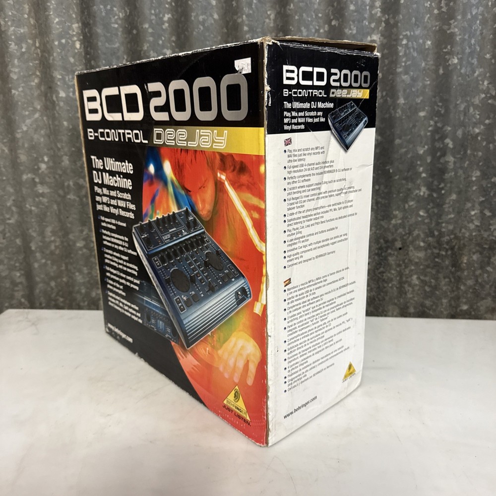 Behringer B-Control DeeJay BCD2000 Mint Condition Im Box! DJ Mixer Machine