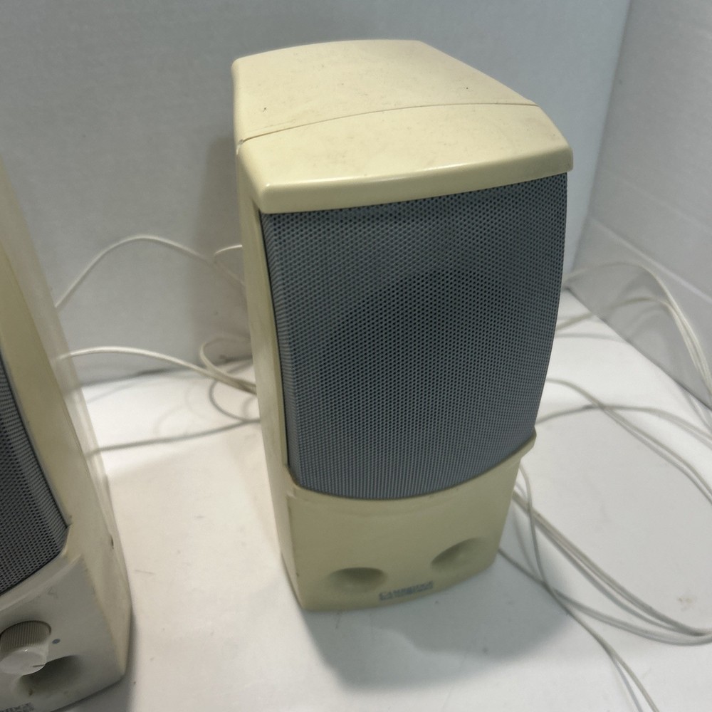 Creative Cambridge SoundWorks SBS52 Computer Speaker System Pair NO AC Adapter