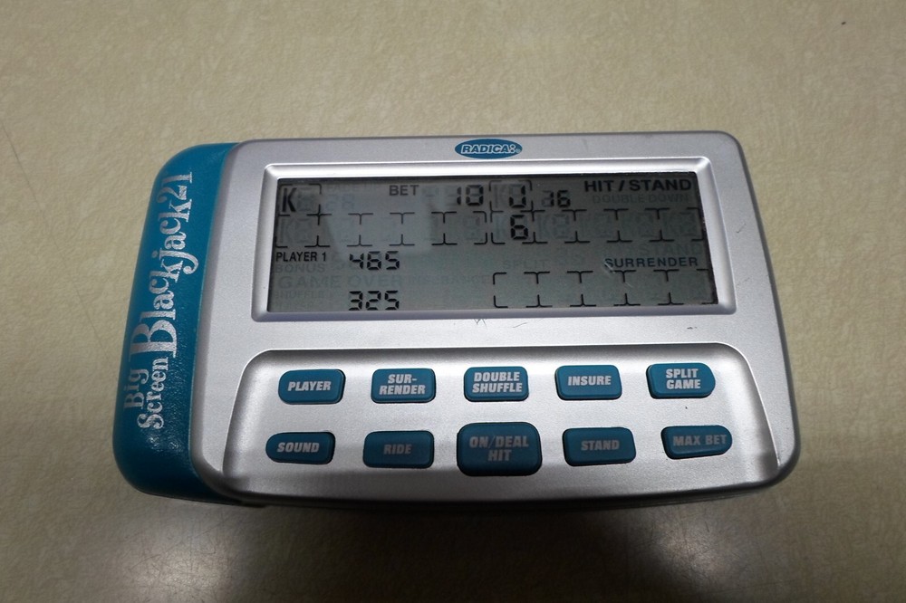 Big Screen Blackjack 21 Handheld electronic game