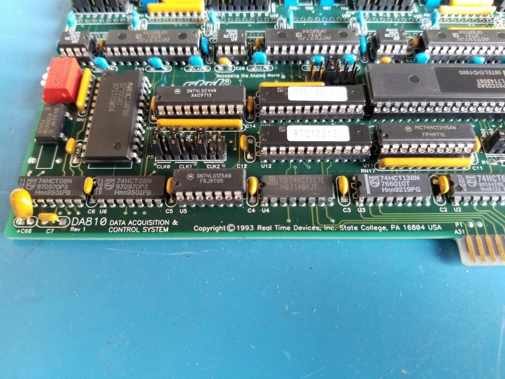 Real Time Devices RTD DA810 DAQ Data Acquisition & Control System ISA Board Card