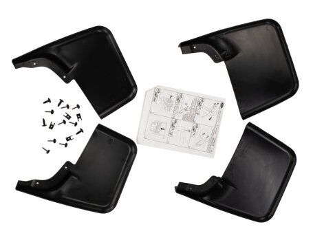 Ford F-150® 2009-2014 Styleside Molded Front & Rear Splash Guard Mud Flaps