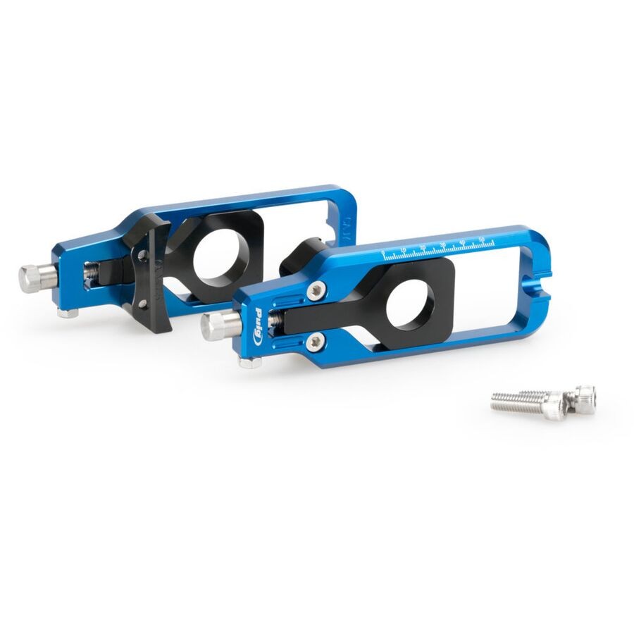 Puig Chain Tension Adjuster - Blue 20695A