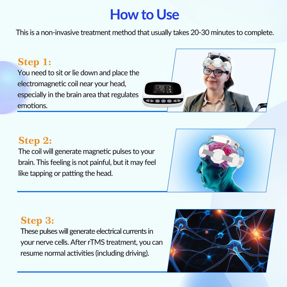 rTMS Machine for Depression, OCD & Schizophrenia | Magnetic Brain Therapy US