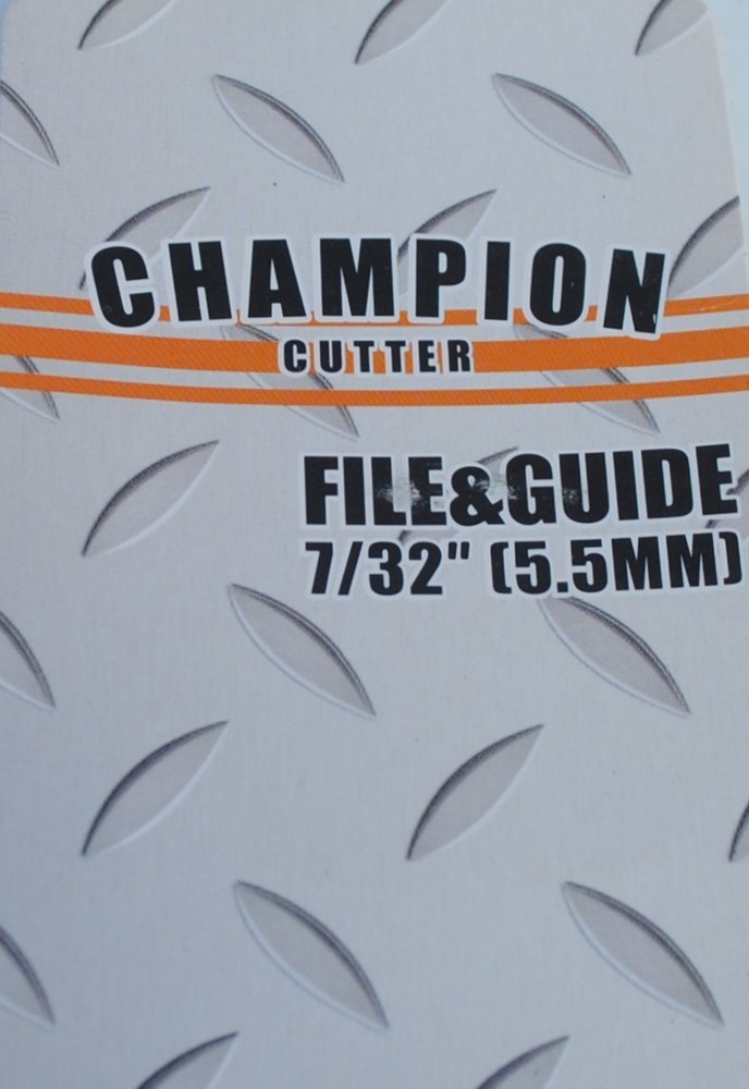 File kit 7/32 Champion Cutter CC-0255C Comfortable handle file included