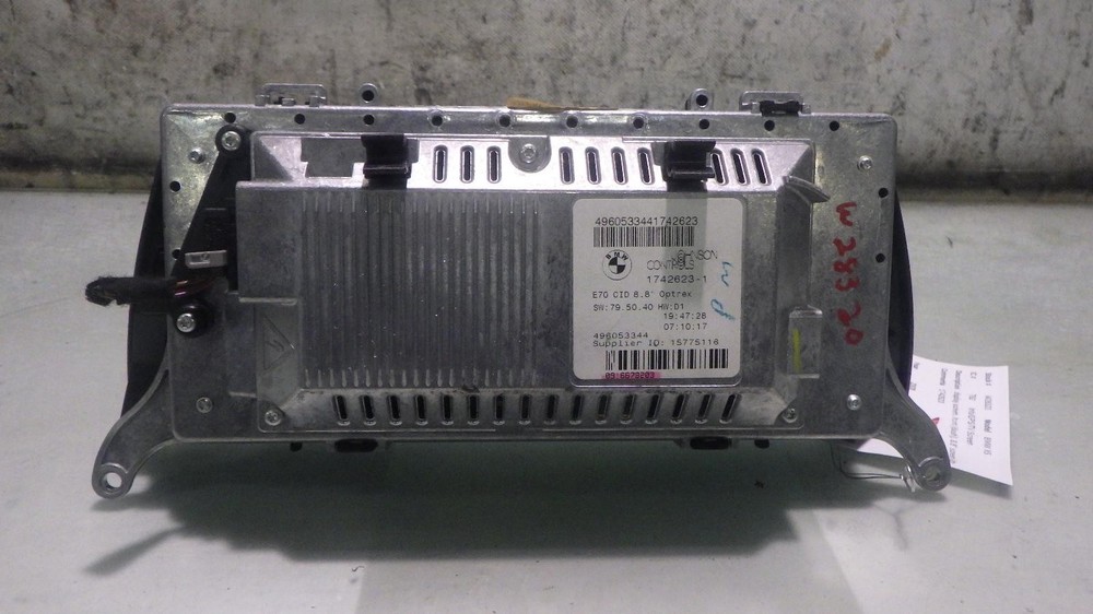 08 BMW X5 Info Screen display 1742623