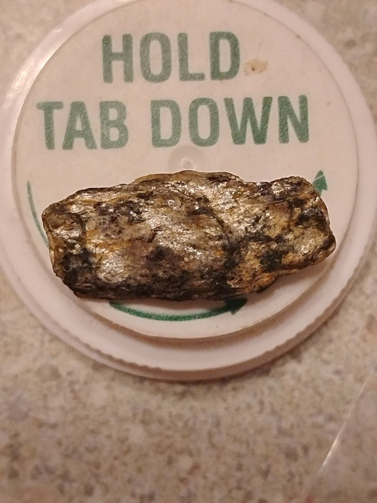Native Platinum Nugget W/Quartz