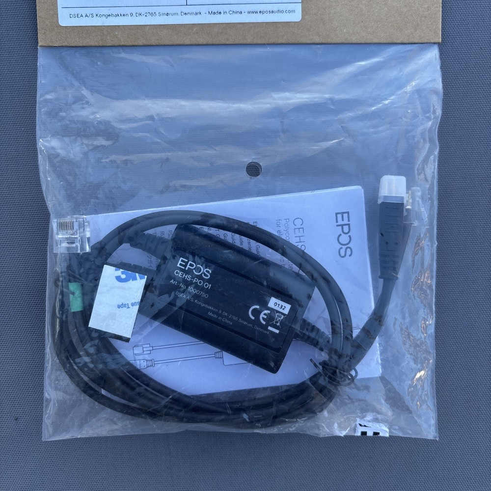 EPOS CEHS-PO01 Polycom Adapter Cable for Electronic Hook Switch