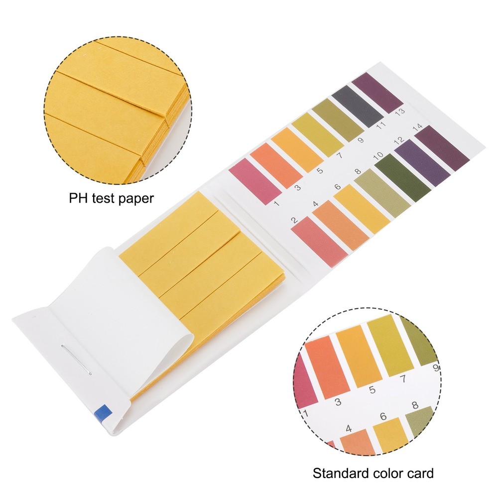 pH Testing Strips 1-14 Range Litmus Paper for Acid Alkaline Solution Check