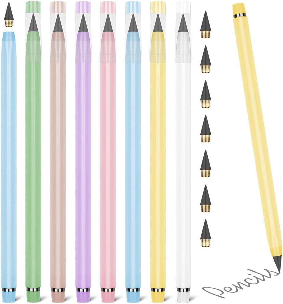 Inkl Pencil, Infinity Pencils with Extra 7 Eraser Reble