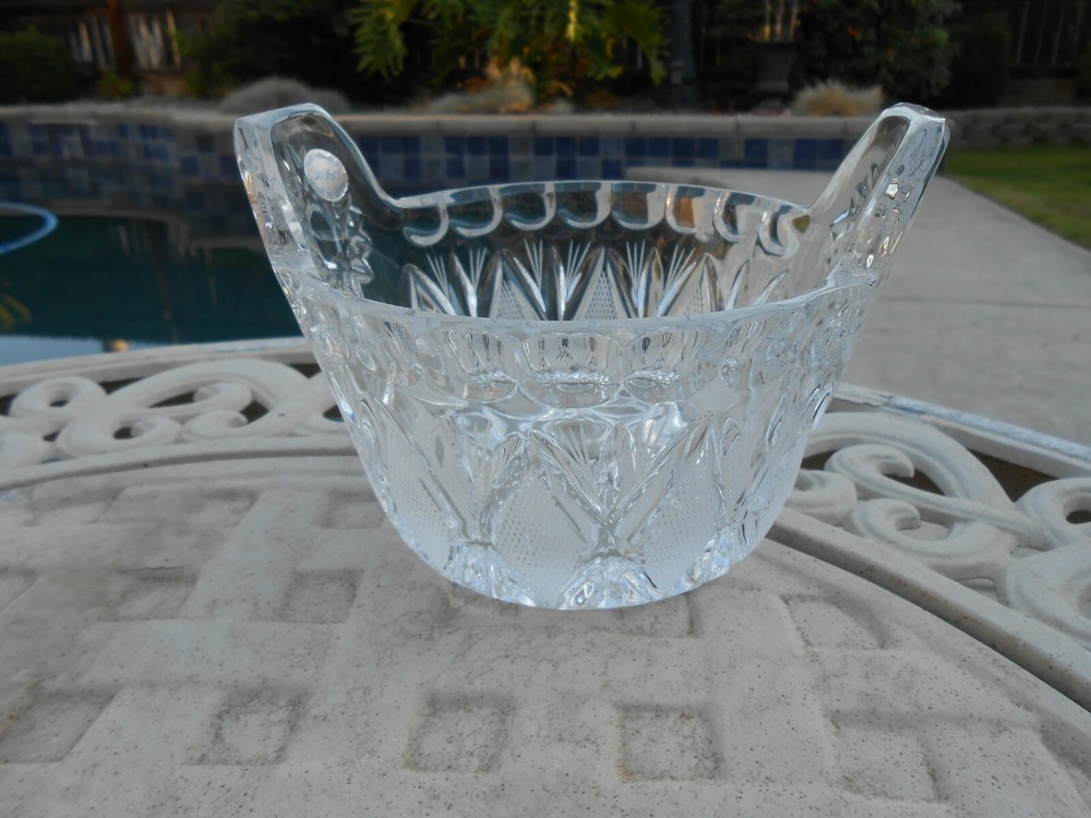 ~~HANDMADE CRYSTAL DISH 24% PbO MADE IN RUSSIA~~
