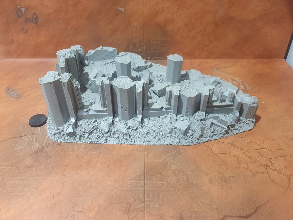 40k Forge World Terrain. Devestated Ruins. OOP