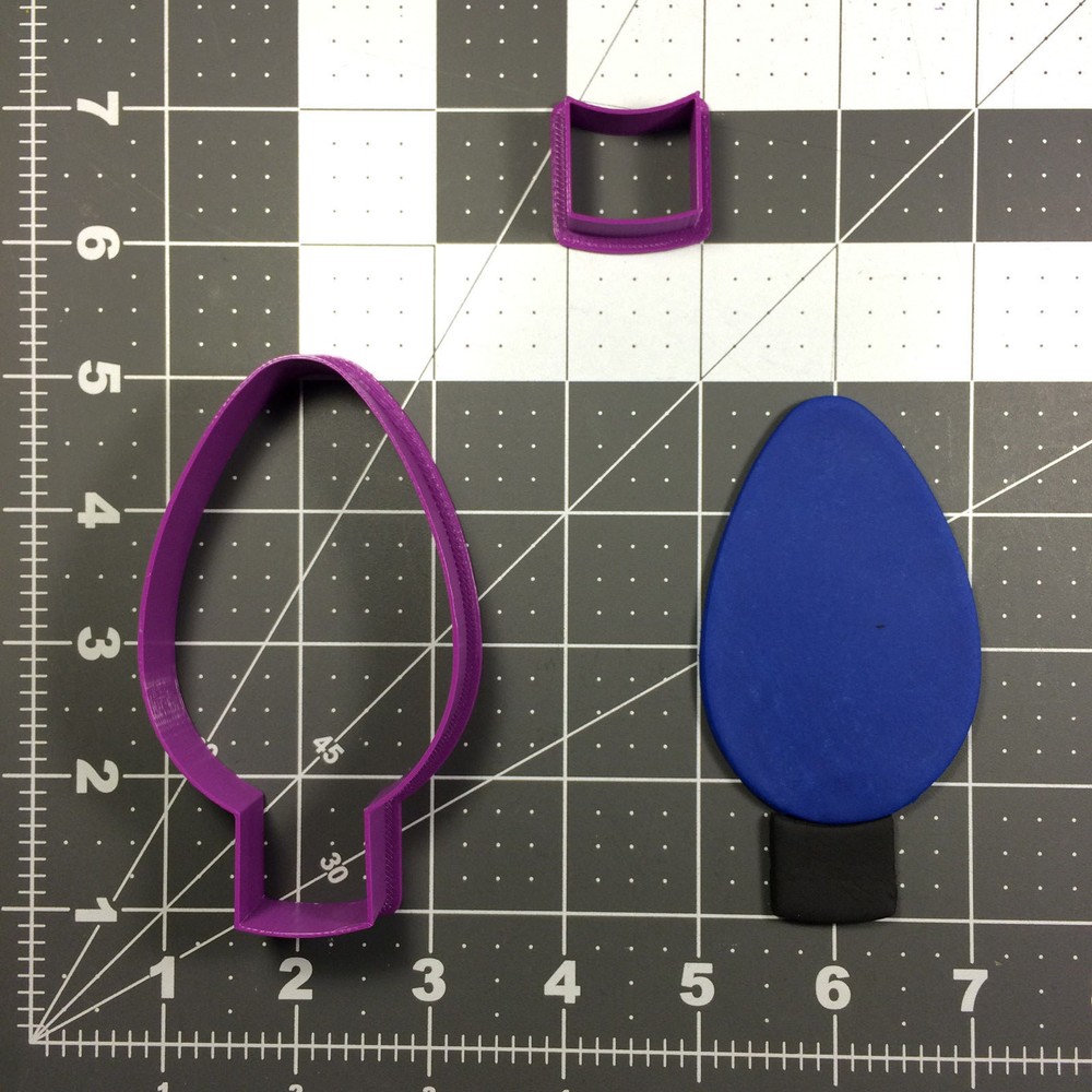 Christmas Light Cookie Cutter Set