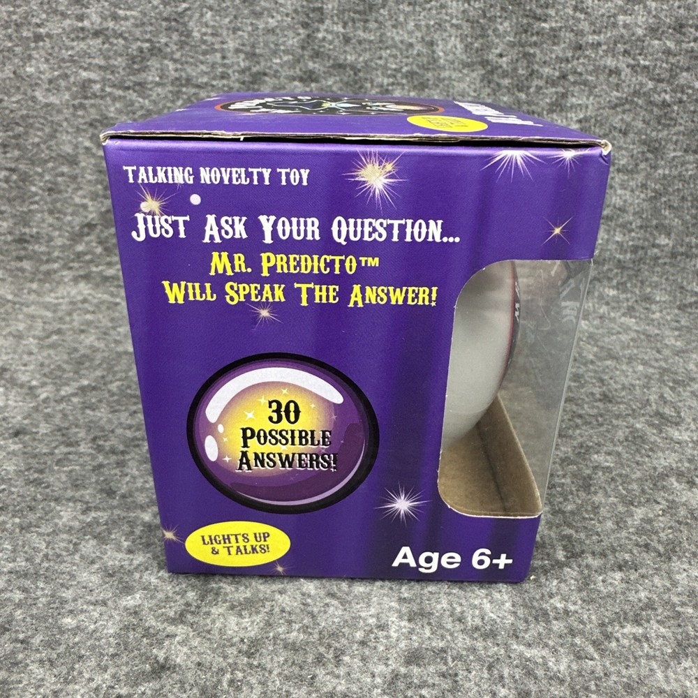 Talking Mr. Predicto Fortune Teller Crystal Ball Our Friendly Forrest NEW