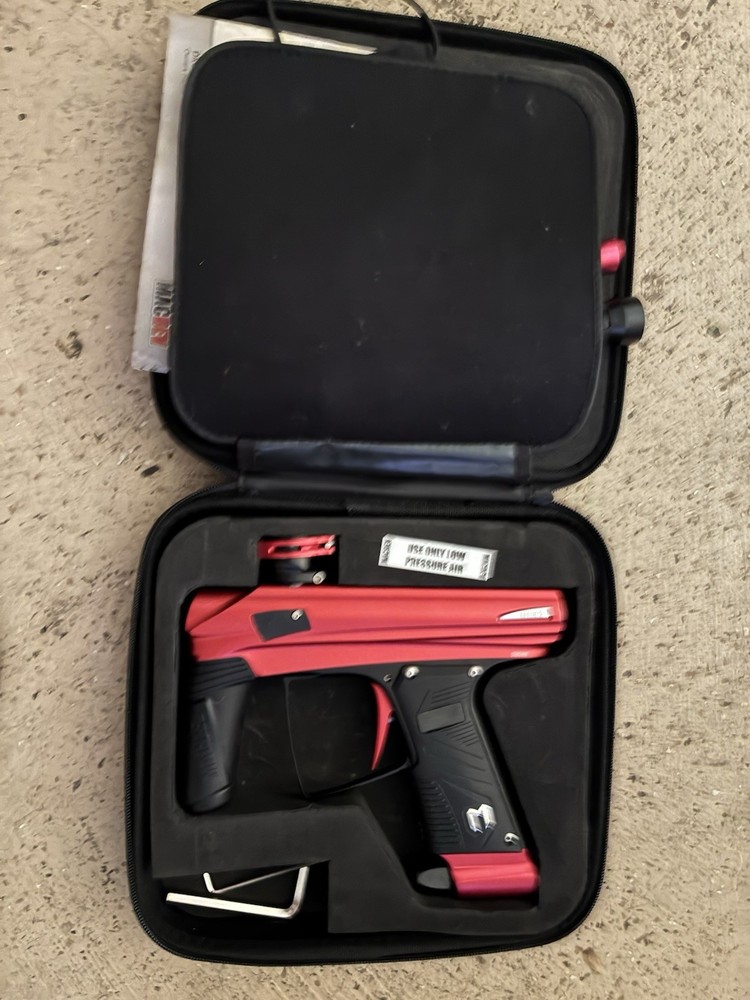 MacDev Drone 2 Electronic Paintball Marker Red & Black Finish, Advanced Design