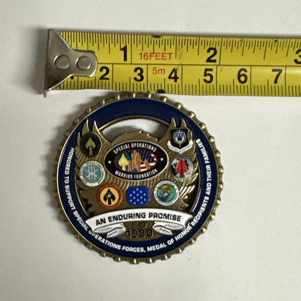 Special Operations Warrior Foundation Challenge Coin