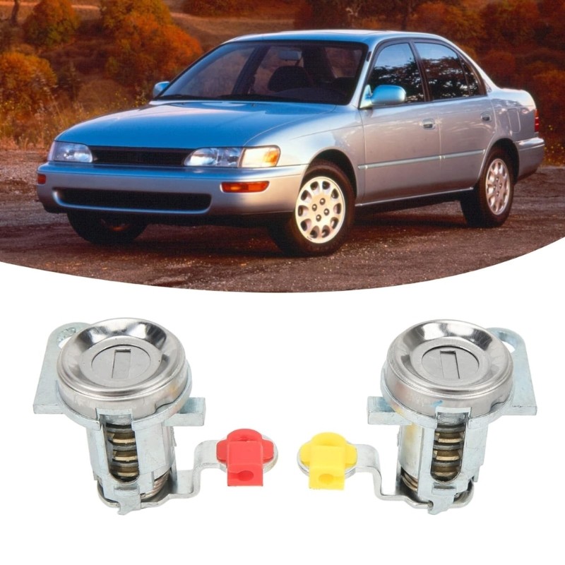 Auto Accessory Replacement Door Lock with Key for Prizm Lock Cylinder