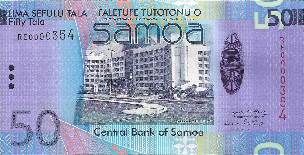 SAMOA 50 Tala 2008 RE000 P41a UNC