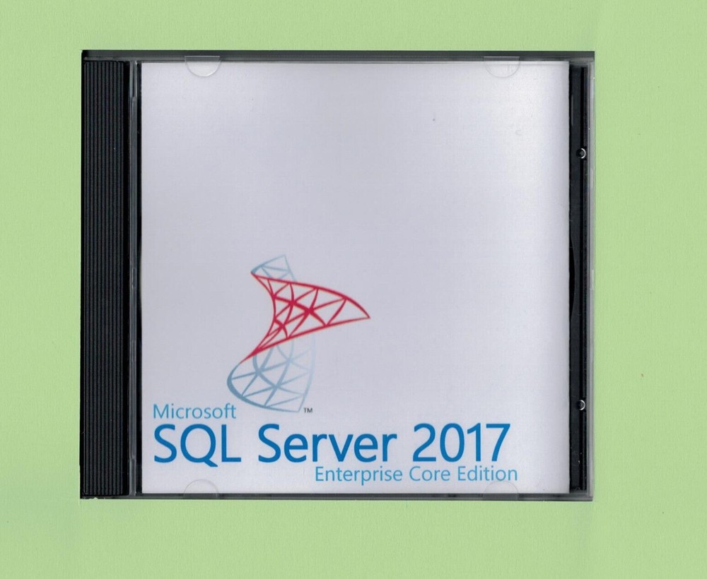 Microsoft SQL Server 2017 Enterprise with 40 Core License, unlimited User CALs