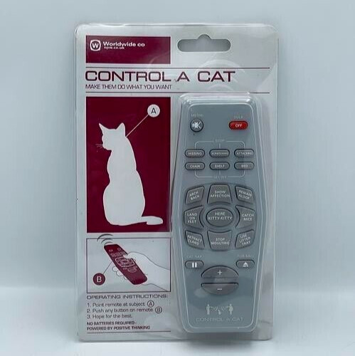 Worldwide Company Control A Cat Remote - No Batteries Required