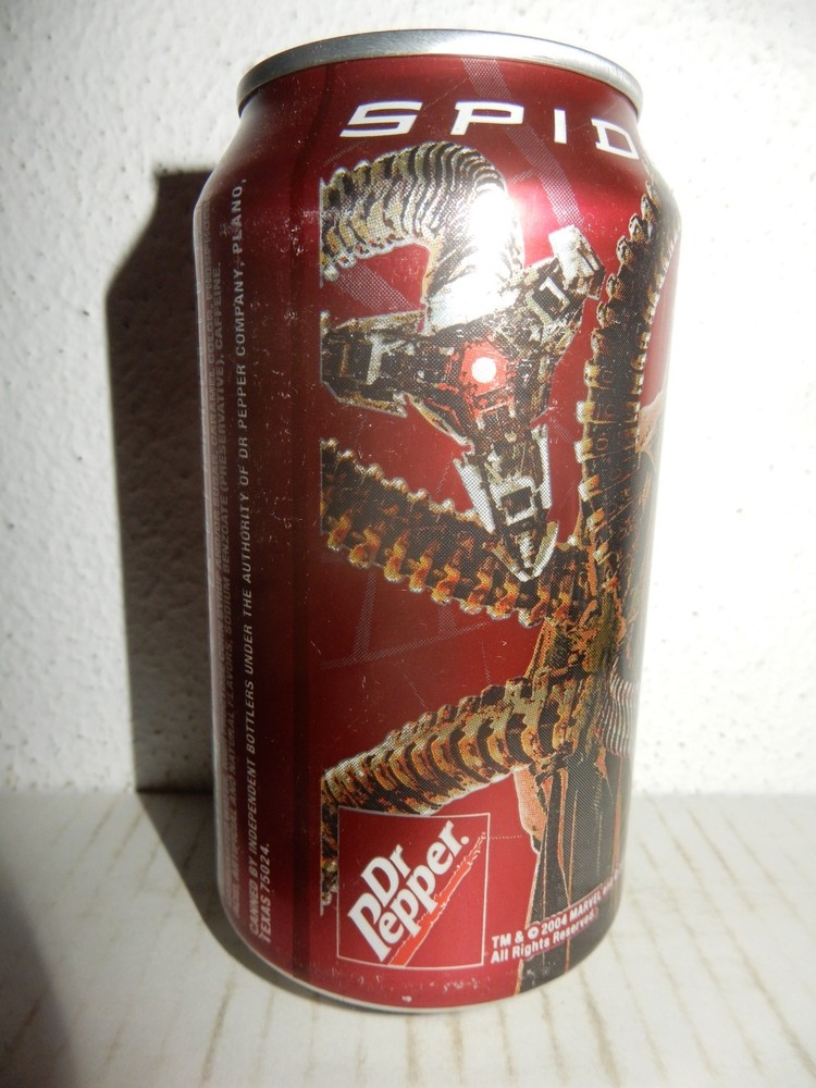 SPIDERMAN Dr. PEPPER Soda can from U.S.A. (355ml) Empty !! 05