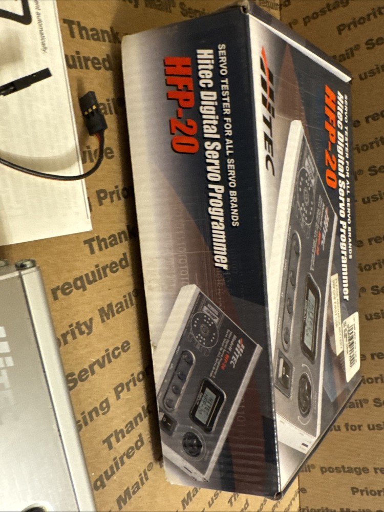 Untested Hitec Digital Servo Programmer HFP-20 in Original Box (Please Read)