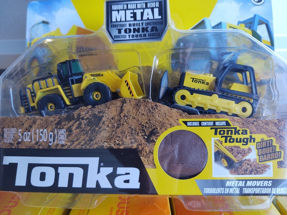 Tonka Metal Movers Combo Pack Front Loader & Bull Dozer NEW