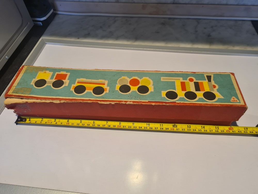 Tofa Wooden Train 1950s 100% Complete