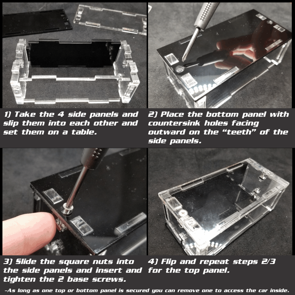 1/64 display case for hot wheels custom diecast car model