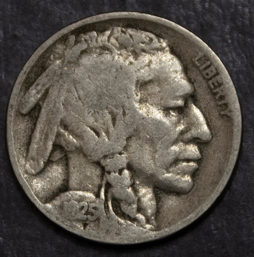 1925 Buffalo Nickel  Weak Date  Lot Y3116