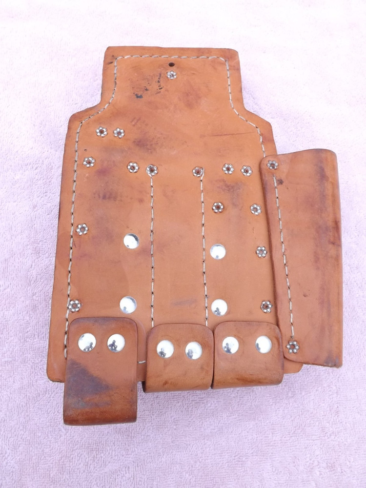 Bashlin 111-HLS LEATHER TOOL HOLDER BELT MOUNTED HIGH LINE ELECTRICAL TOOLS