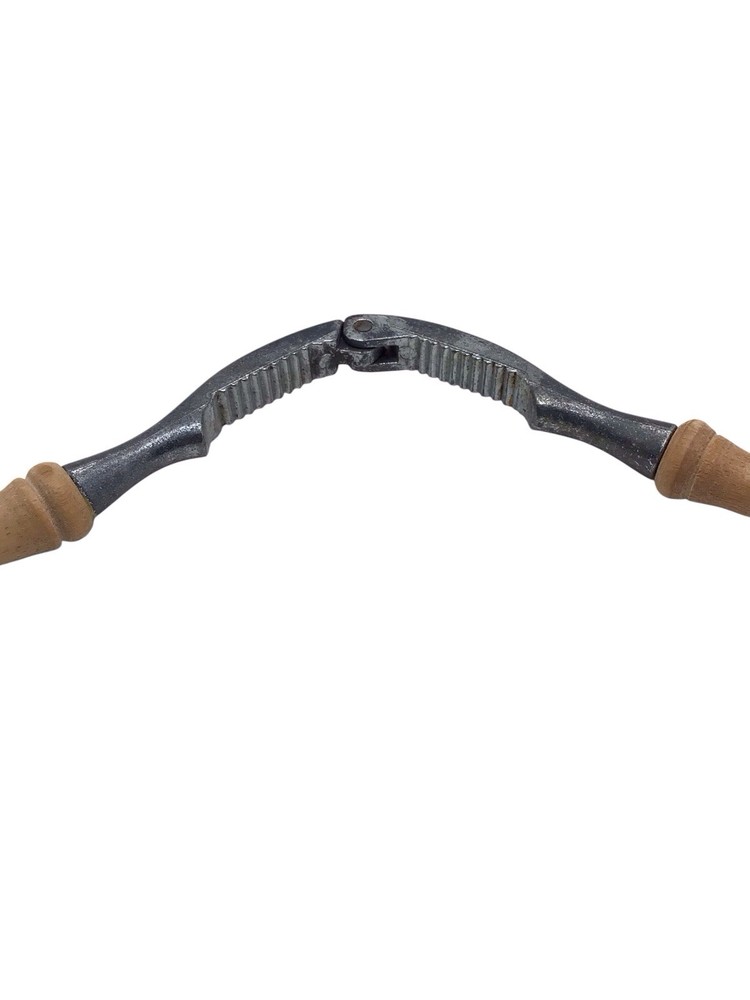 Vintage Wood Handle Nutcracker 7” Rustic Kitchen Tool Farmhouse