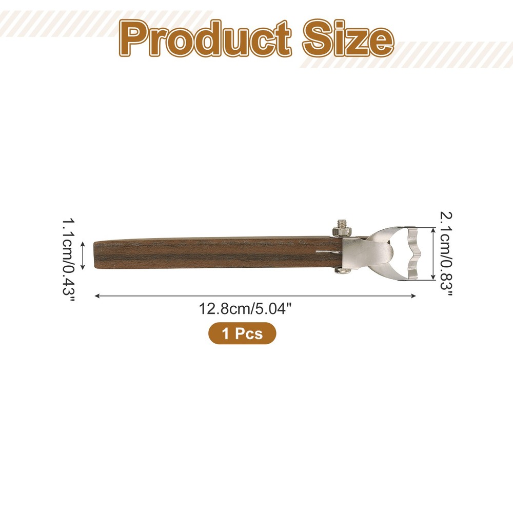 Pottery Handle Making Tool, Scraper Pottery Carving Tool (Shield Shape)