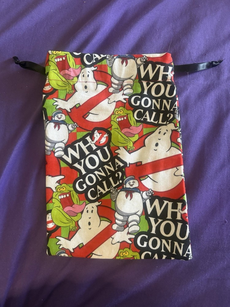 Tarot Card/Oracle Card Bag/Pouch Handmade 5x7 Drawstring Ghostbusters 2 Slimer