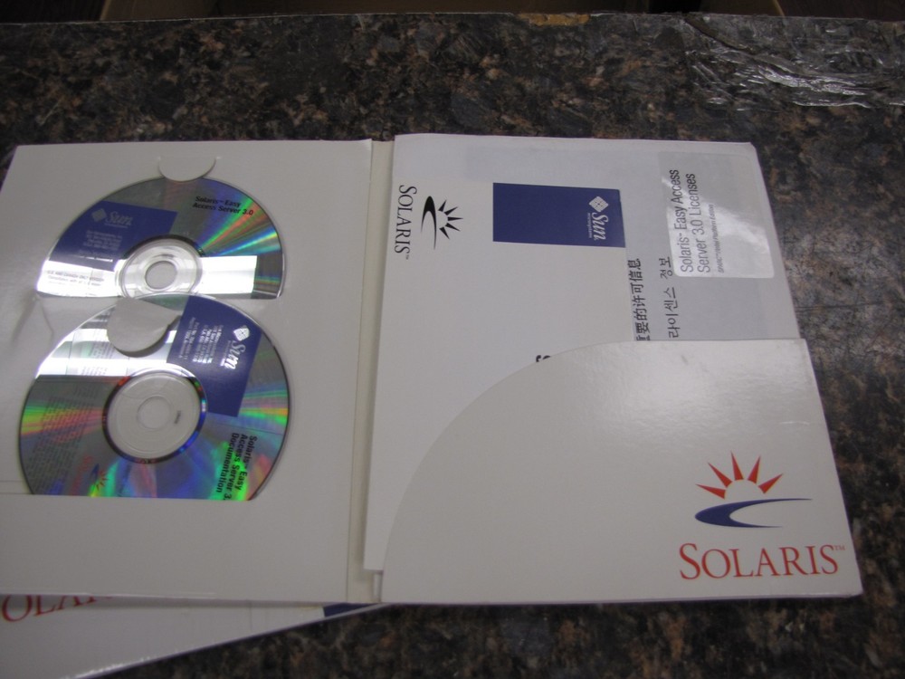 Vintage Sun Solaris Easy Access Server 3.0 SPARC Intel Platform Edition CD