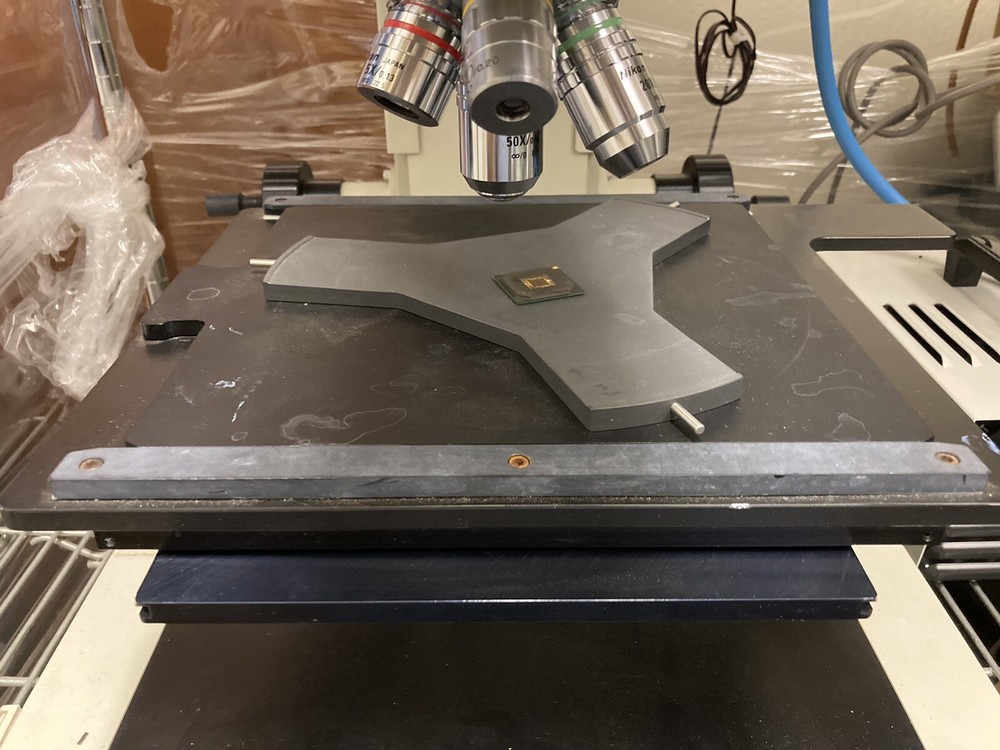 Technical Instruments Com. wafer Microscope with Nikon Objectives