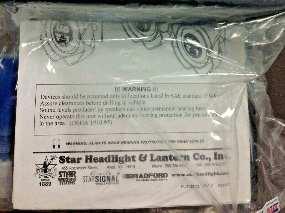 Star Headlight & Lantern Co, CYCLONE Mount, SPBRK-40, new in package