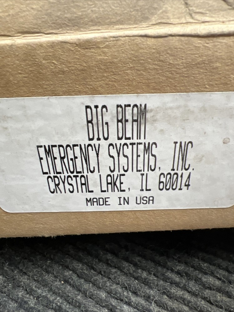 BIG BEAM 499-6612 Emergency Exit Sign